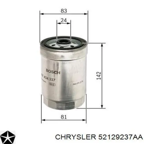 52129237AA Chrysler топливный фильтр