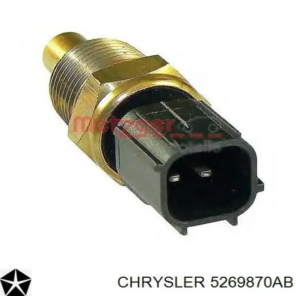 Sensor de temperatura do fluido de esfriamento 5269870AB Chrysler
