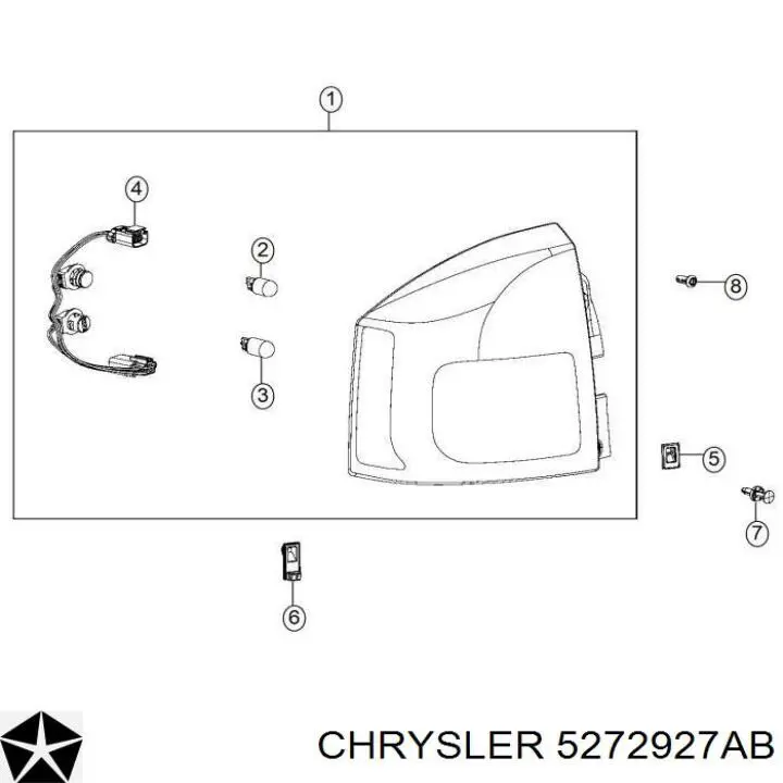  Chrysler 5272927AB цена, от 102.98 USD