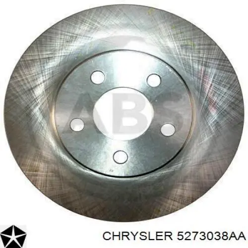 5273038AA Chrysler диск тормозной передний