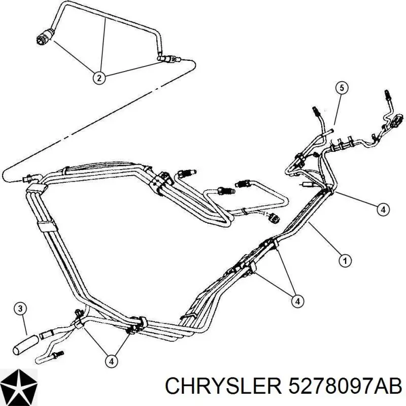 Топливный фильтр 5278097AB Chrysler