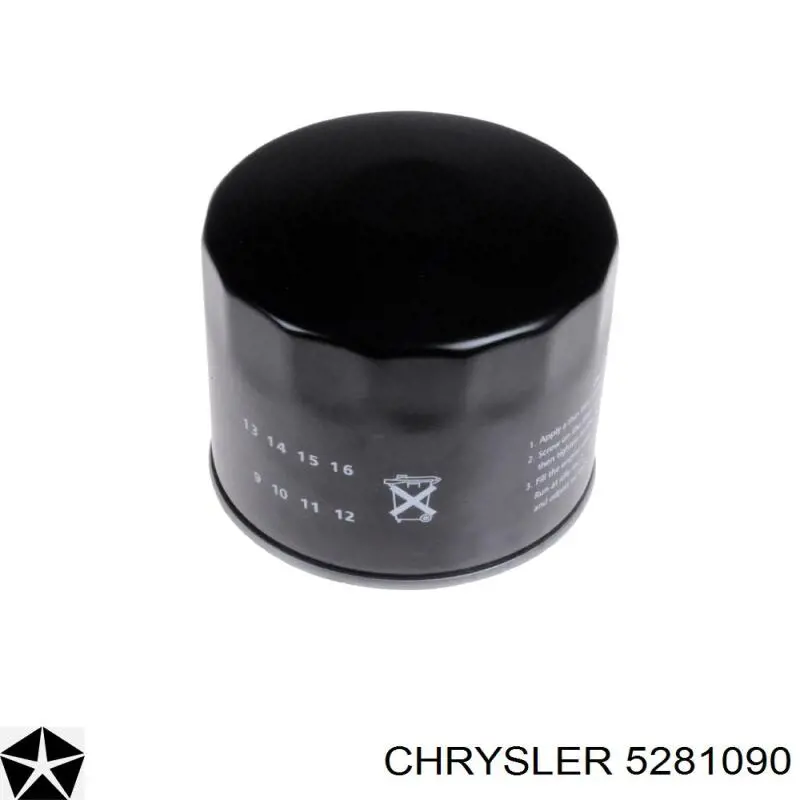 5281090 Chrysler filtro de óleo