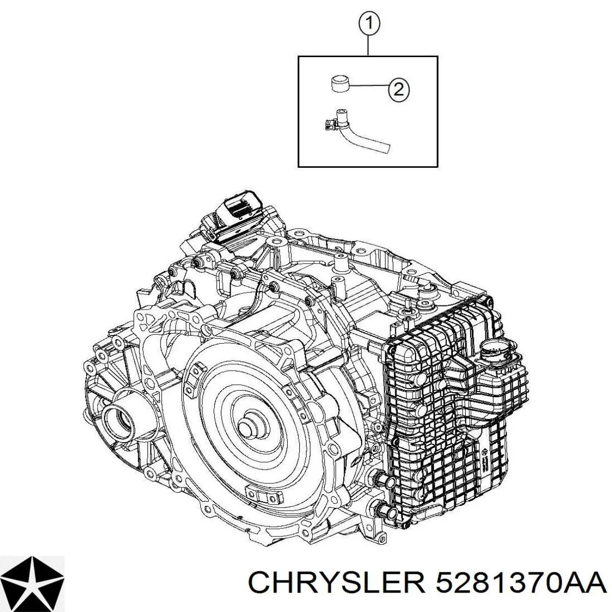 5281370AA Chrysler Сапун КПП