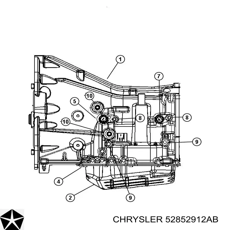 Купить 52852912AB Chrysler Поддон АКПП