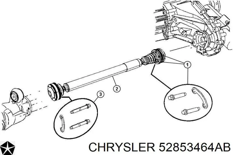  Chrysler 52853464AB цена, от 70.54 USD