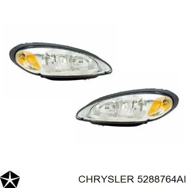 Правая фара 5288764AF Chrysler