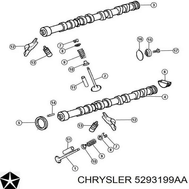  Chrysler 5293199AA цена, от 59.88 USD