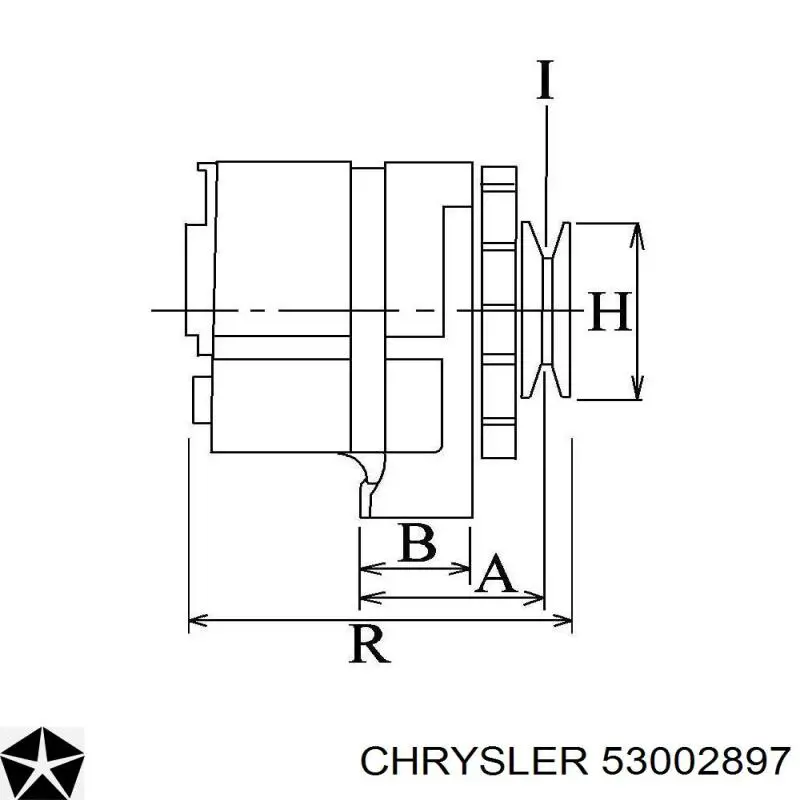 Купить 53002897 Chrysler Генератор