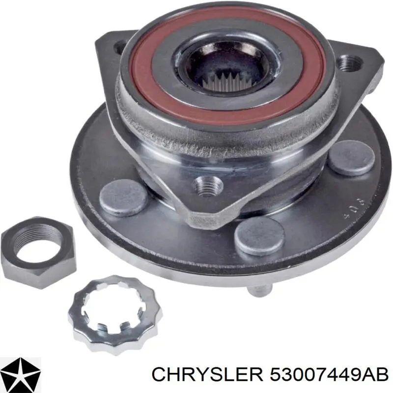 Купить 53007449AB Chrysler Ступица переднего колеса