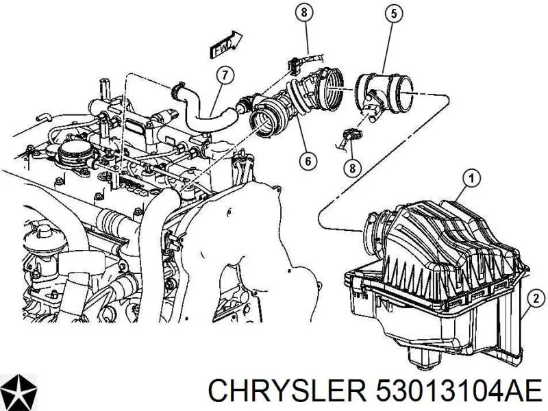 53013104AE Chrysler