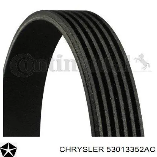 Клиновый ремень Chrysler 53013352AC цена, от 15.24 USD