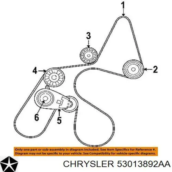 53013892AA Chrysler 