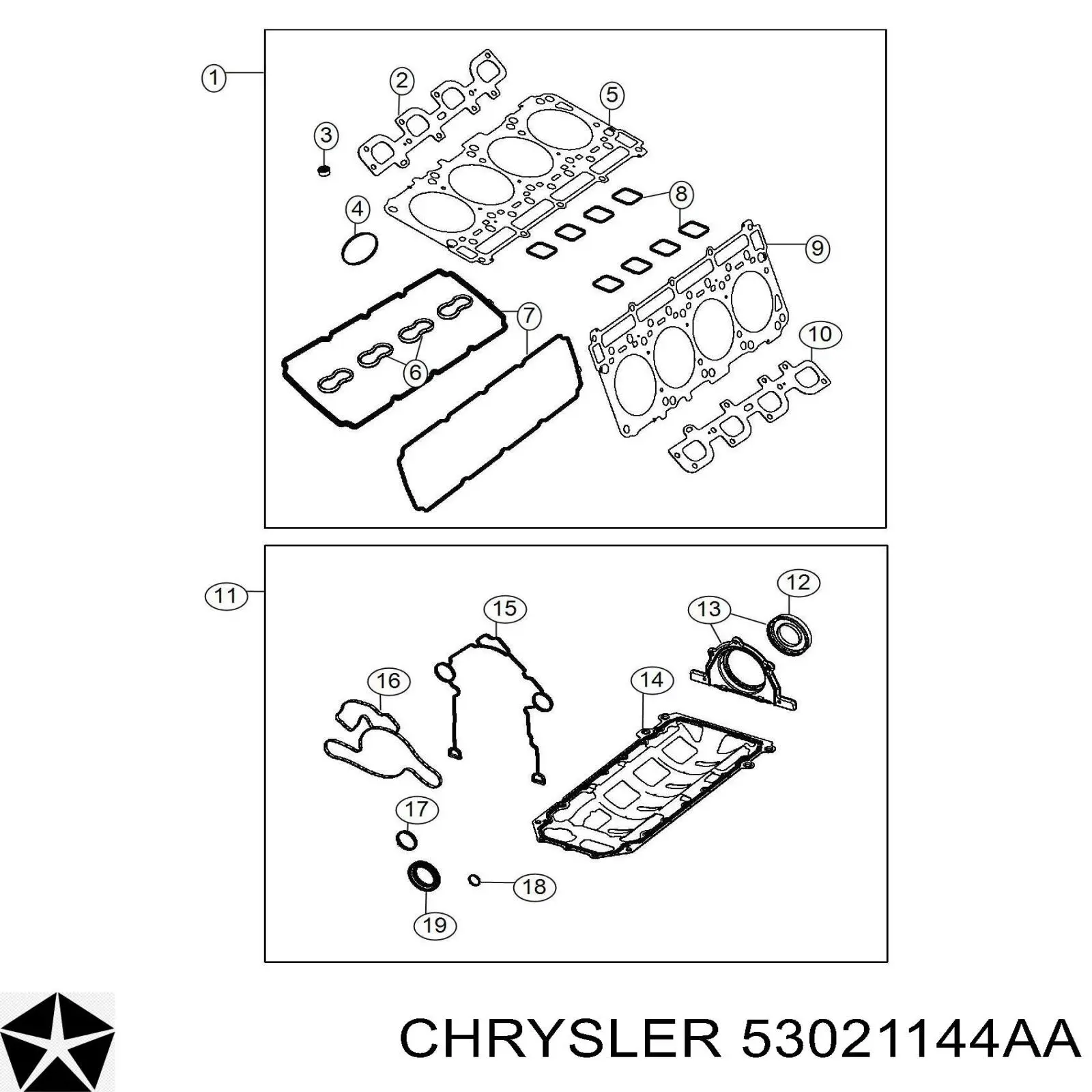  53021144AA Chrysler