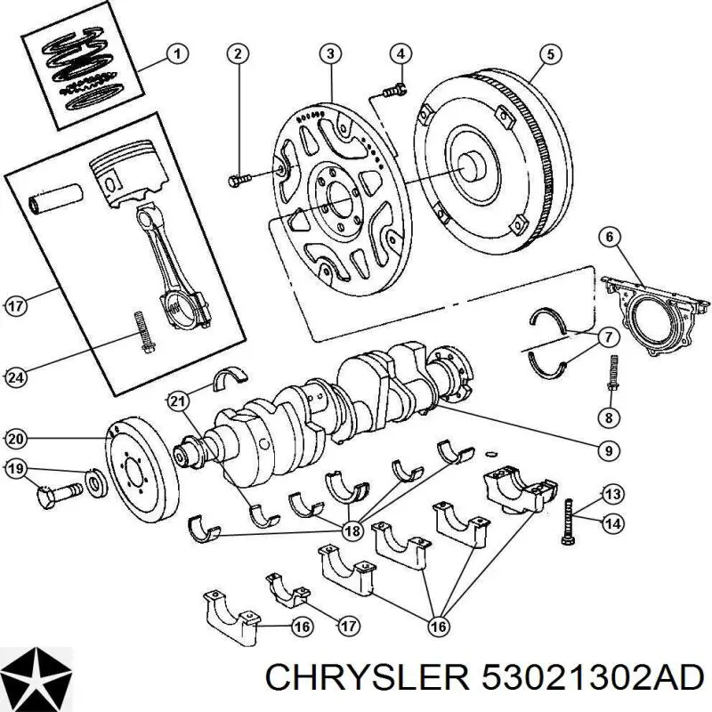  53021302AA Chrysler