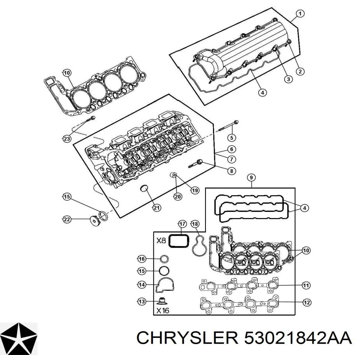  53021842AA Chrysler