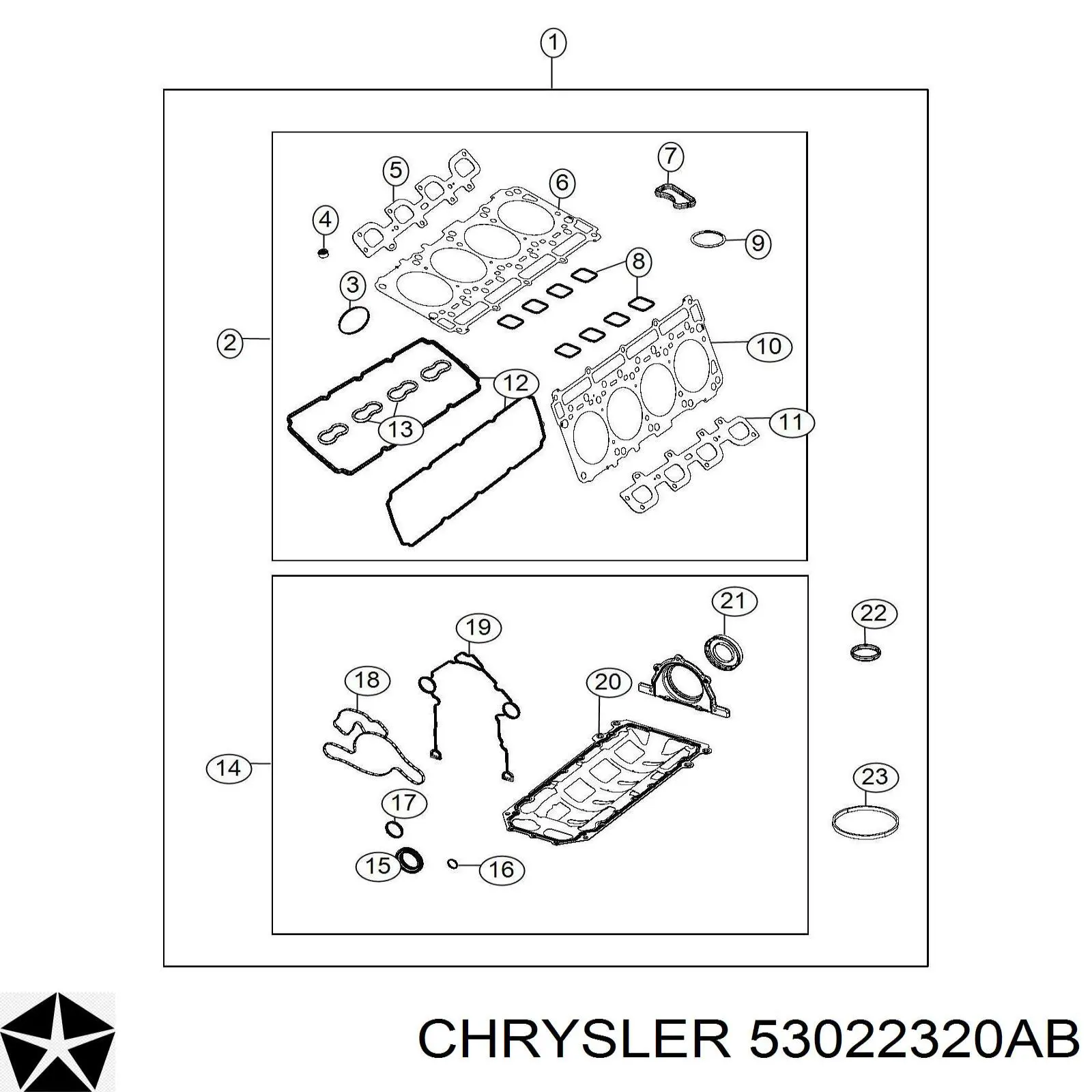  53022320AB Chrysler