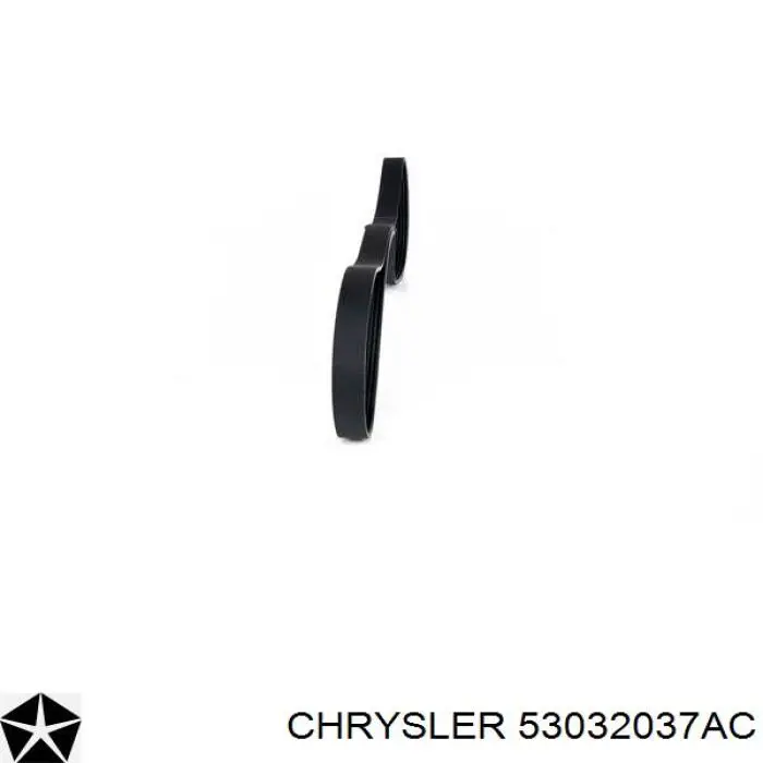 Клиновый ремень Chrysler 53032037AC цена, от 17.49 USD