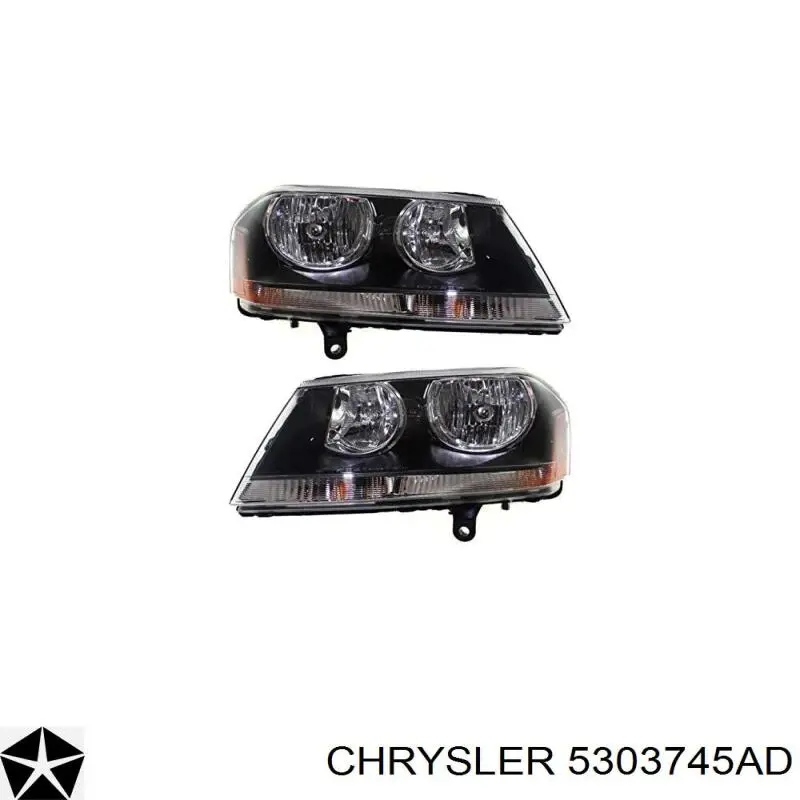 Фара левая Chrysler 5303745AC цена, от 121.03 USD