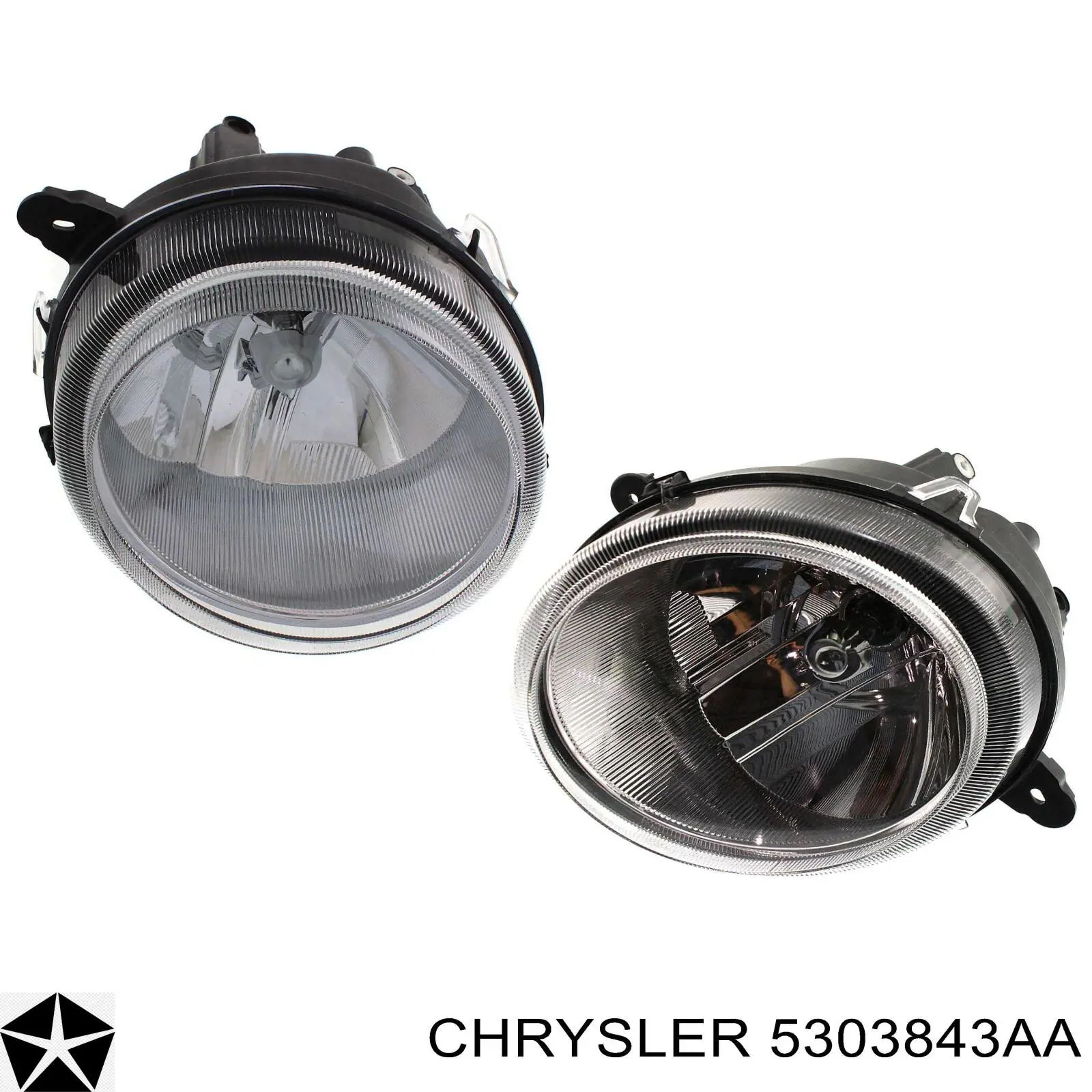 5303843AA Chrysler luz esquerda