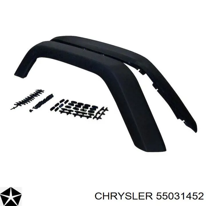 Абсорбер переднего бампера 55031452 Chrysler