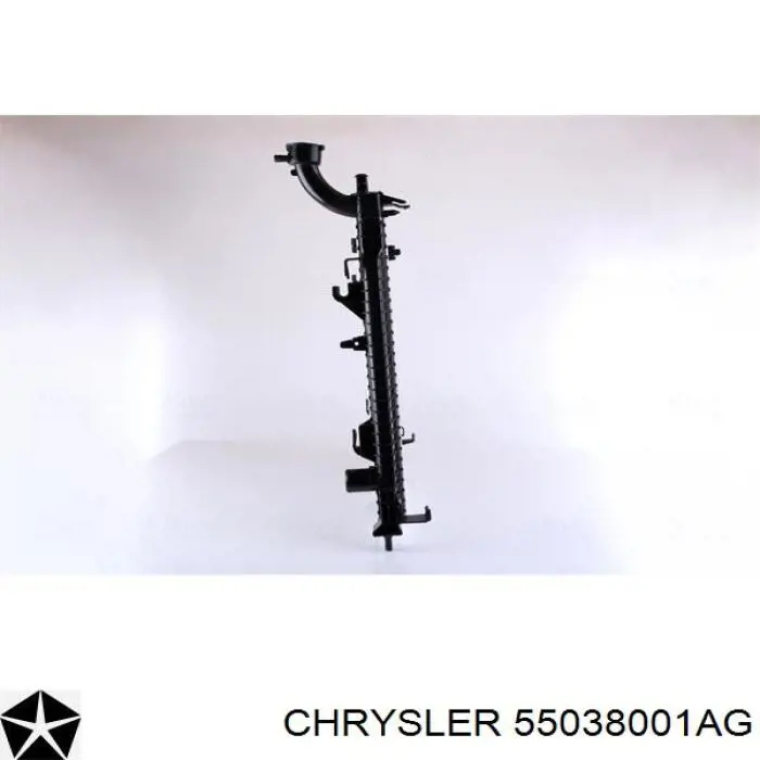 Купить 55038001AG Chrysler Радиатор водяной