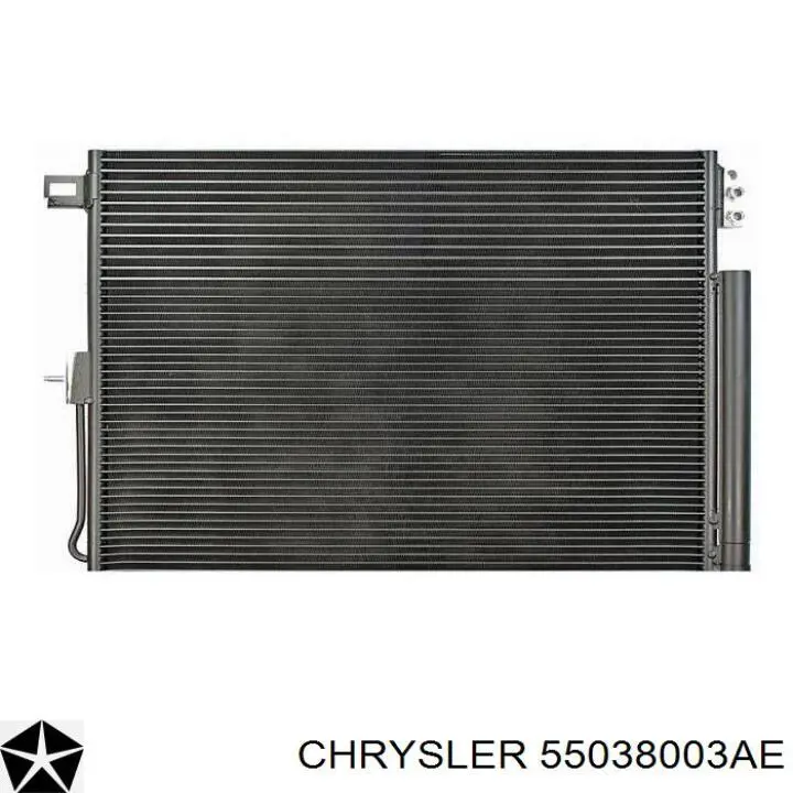 Конденсатор кондиционера Chrysler 55038003AE цена, от 87.16 USD