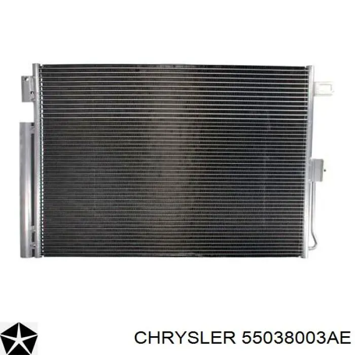 Радиатор кондиционера 55038003AE Chrysler