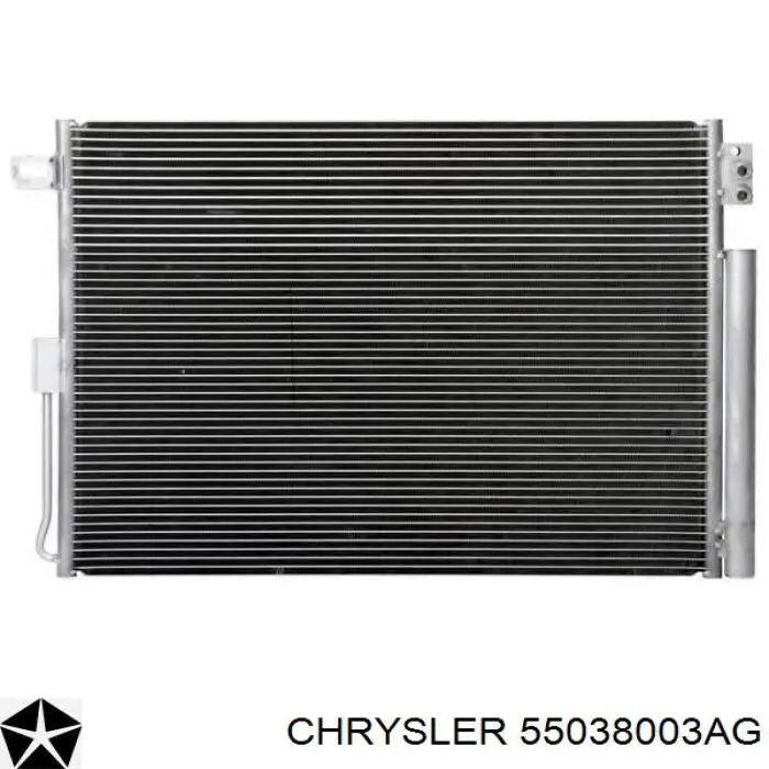 55038003AG Chrysler радиатор кондиционера