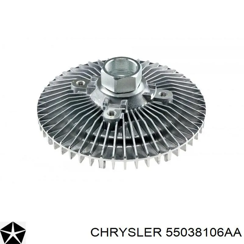 55038106AA Chrysler acoplamento viscoso de ventilador de esfriamento