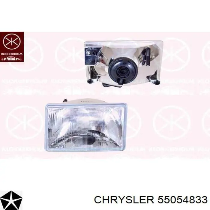 Фара левая Chrysler 55054833 цена, от 92.31 USD
