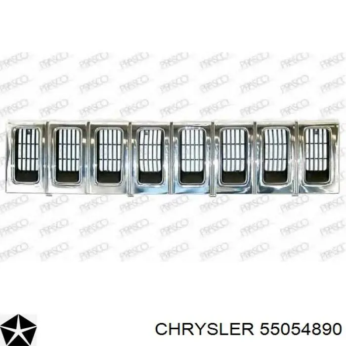 Купить 55054890 Chrysler Решетка радиатора
