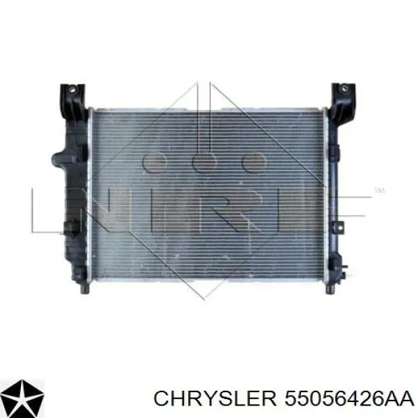 55056426AA Chrysler радиатор