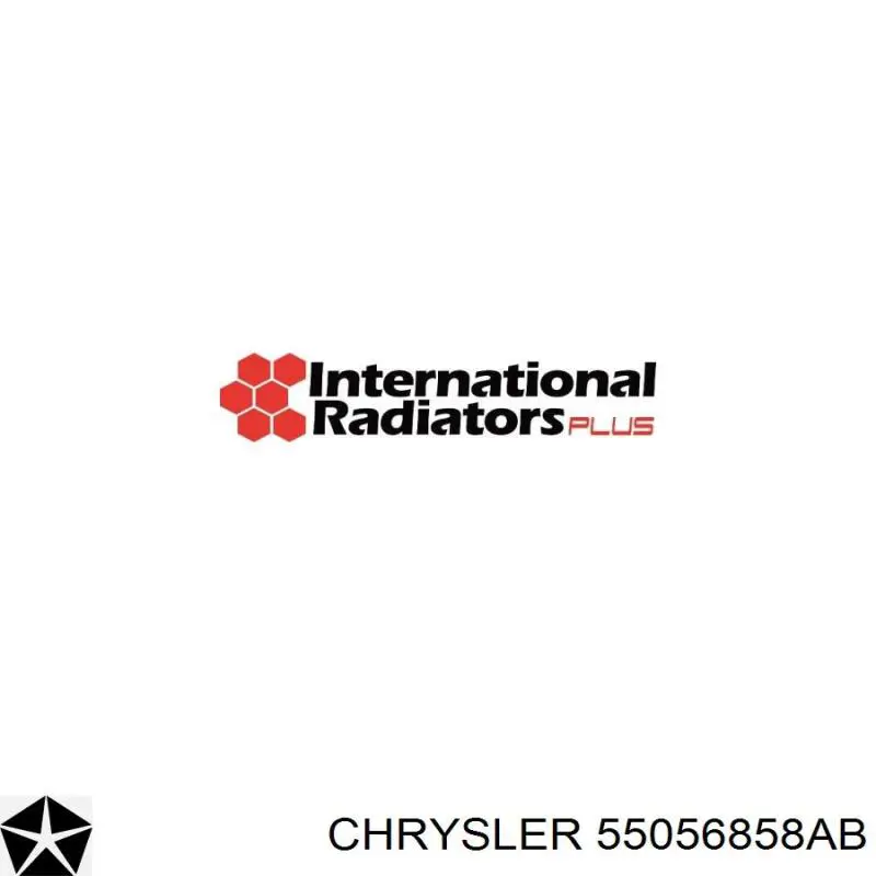 55056870AC Chrysler радиатор