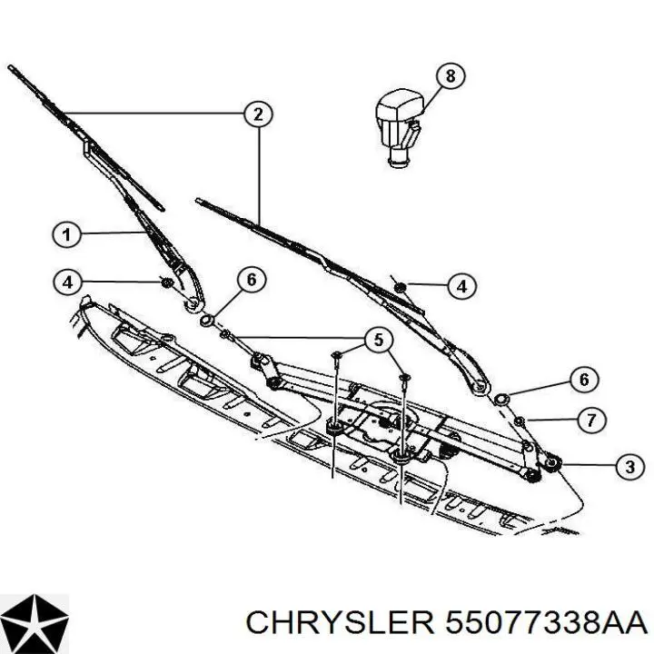  55077338AA Mitsubishi