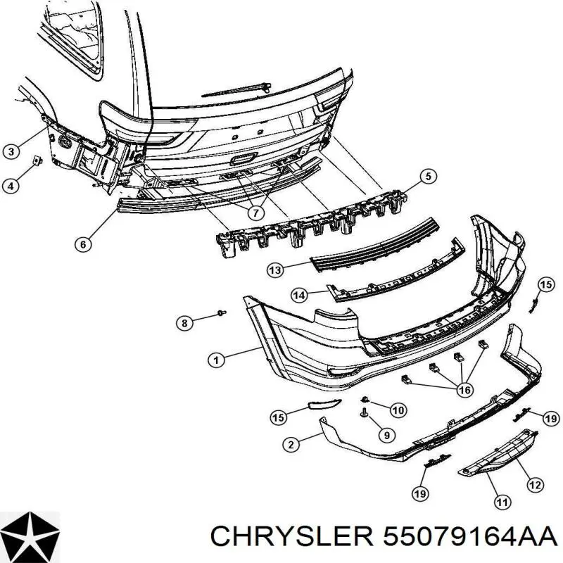 55079164AA Chrysler 