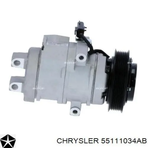 Компрессор кондиционера 55111034AB Chrysler