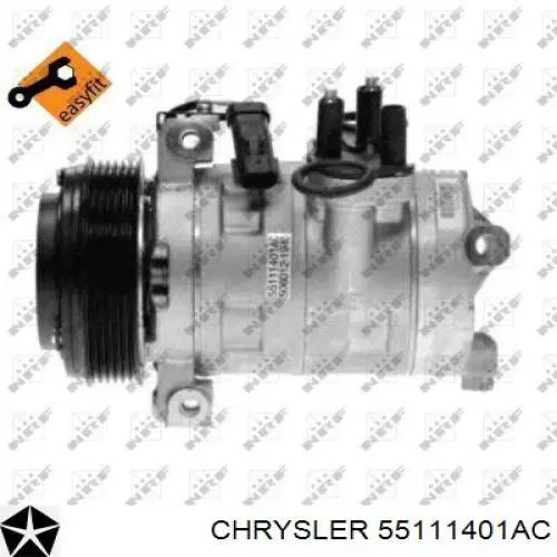 Компрессор кондиционера 55111401AC Chrysler