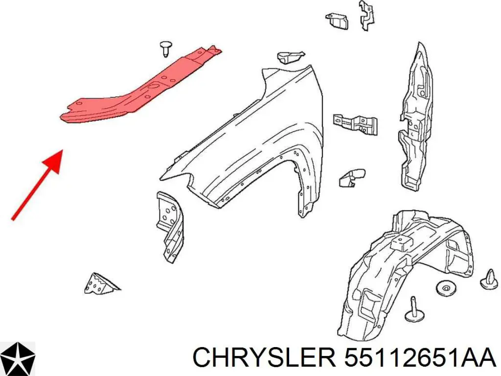  55112651AA Chrysler