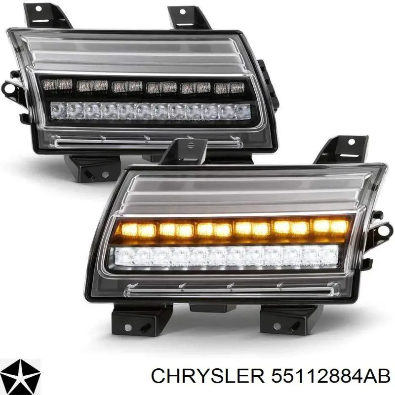 55112884AB Chrysler Габарит-указатель поворота, правый
