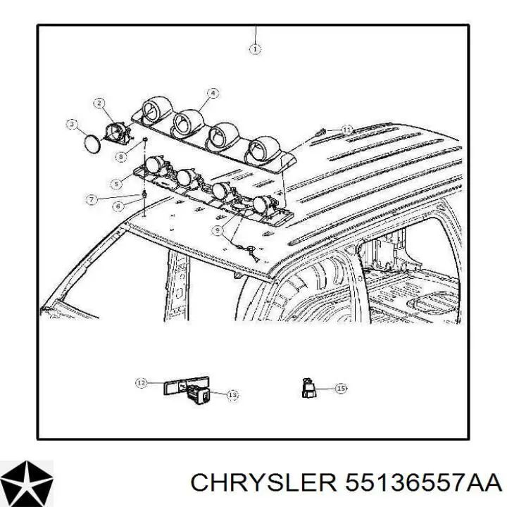 Купить 55136557AA Chrysler 