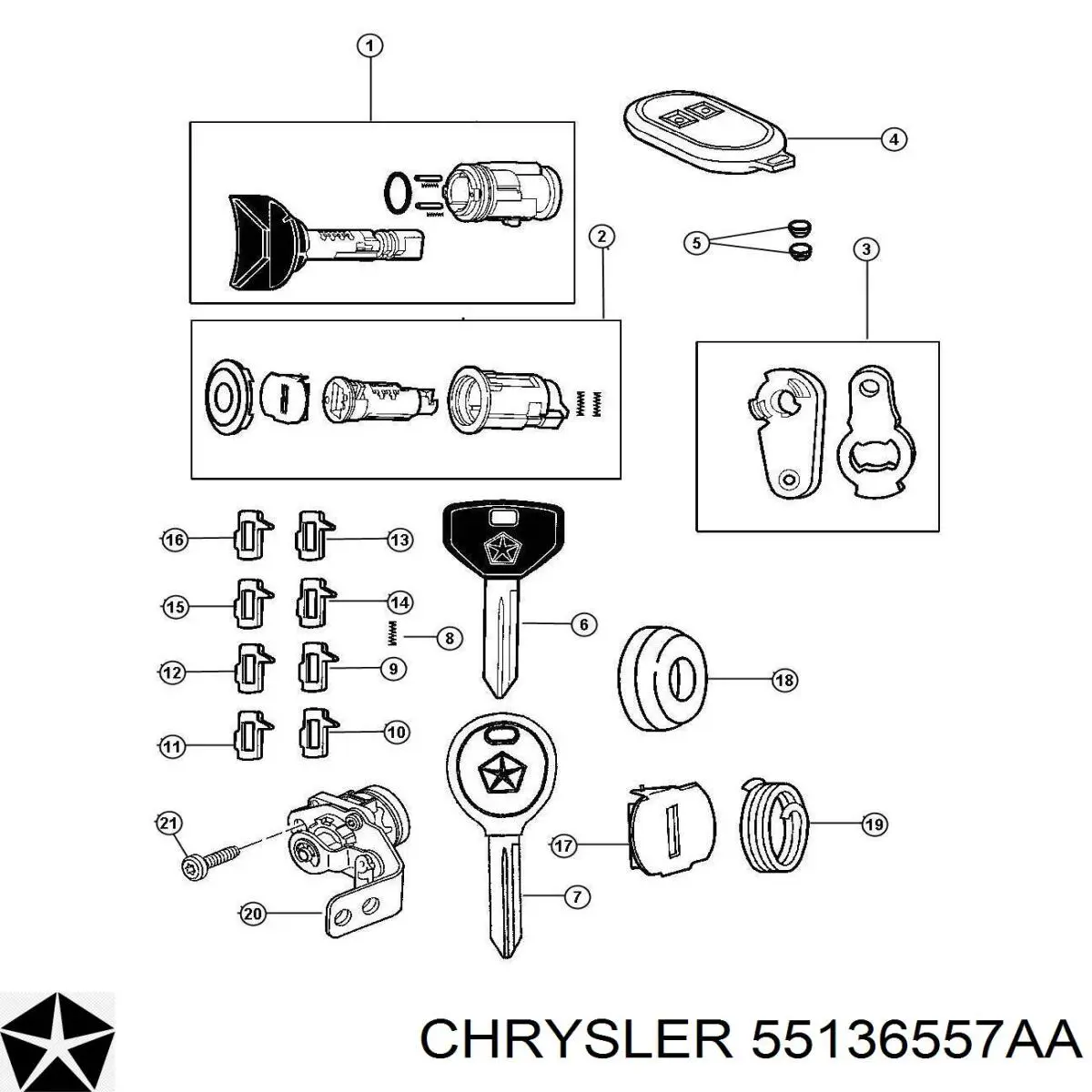  55136557AA Chrysler