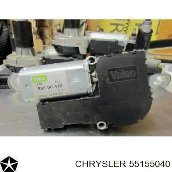 55155040 Chrysler motor de limpador pára-brisas de vidro traseiro