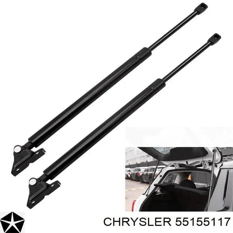 Задняя левая фара Chrysler 55155741AA цена, от 56.43 USD