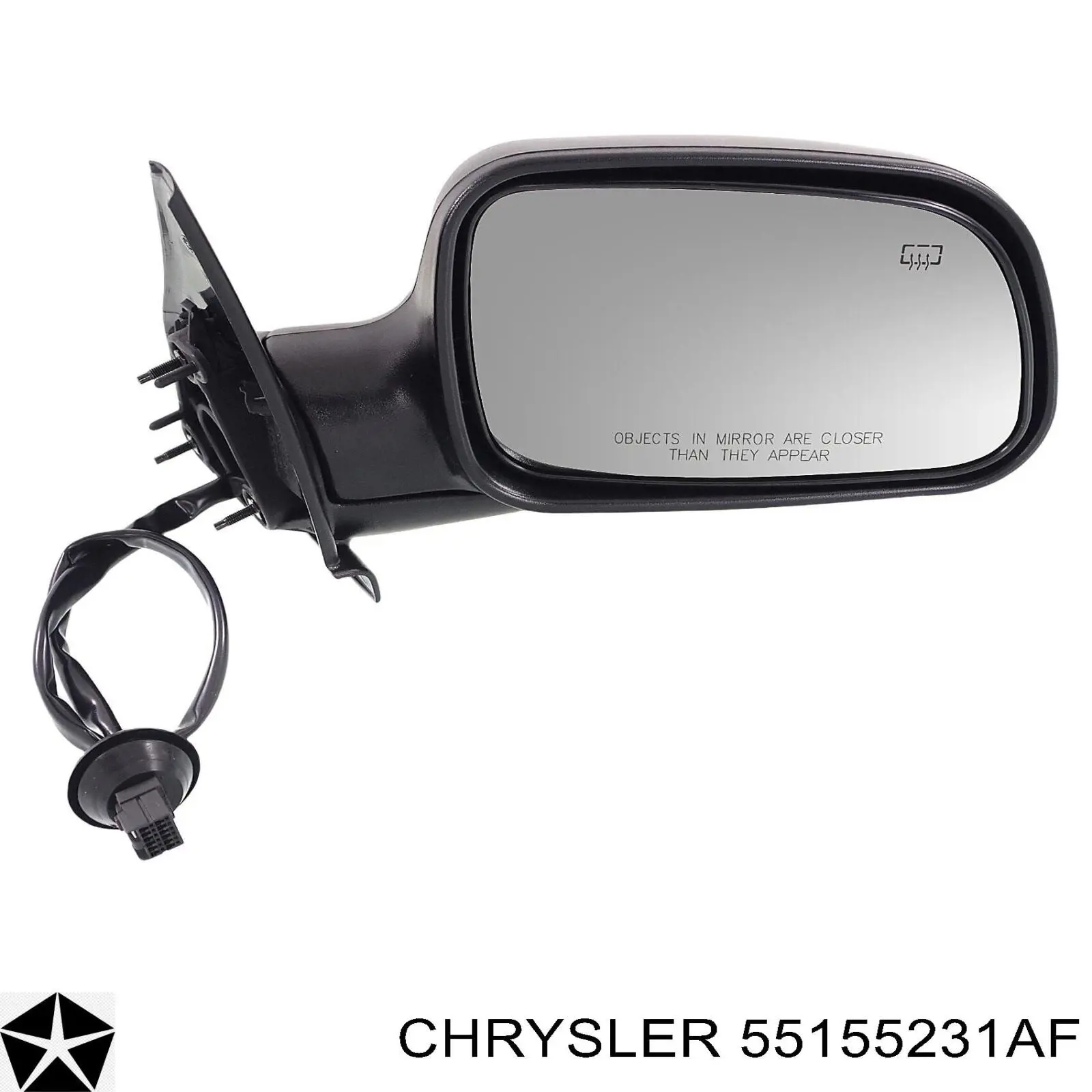 Купить 55155231AF Chrysler Наружное зеркало левое