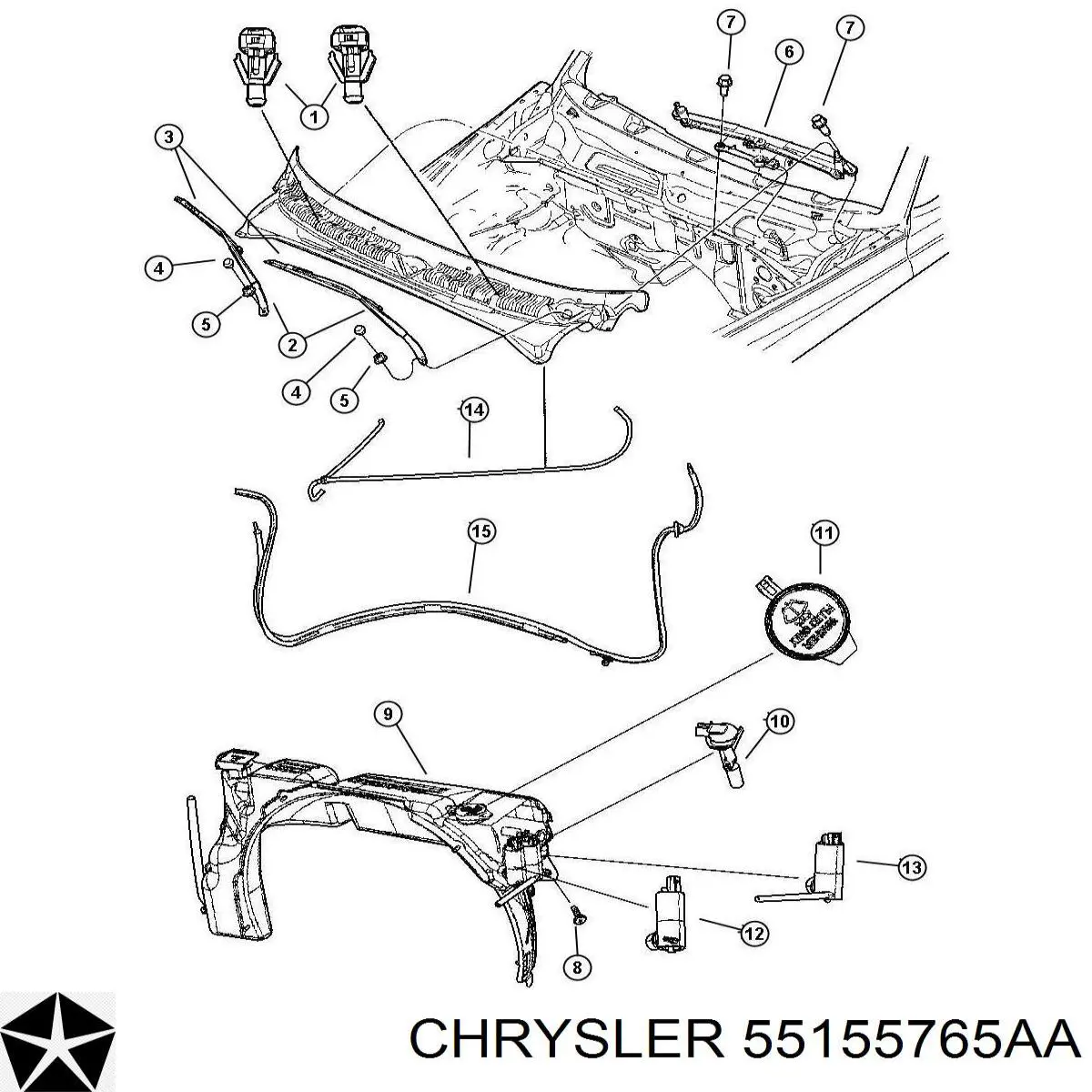  K55155765AA Fiat/Alfa/Lancia