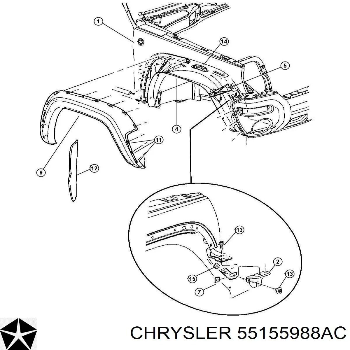  55155988AC Chrysler