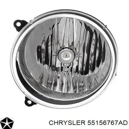 Купить 55156767AD Chrysler Габарит (указатель поворота) в бампере, левый