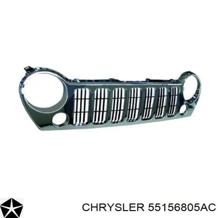 Облицовка радиатора Chrysler 55156805AC цена, от 111.02 USD