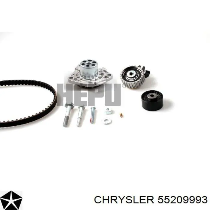 Помпа охлаждения Chrysler 55209993 цена, от 27.50 USD