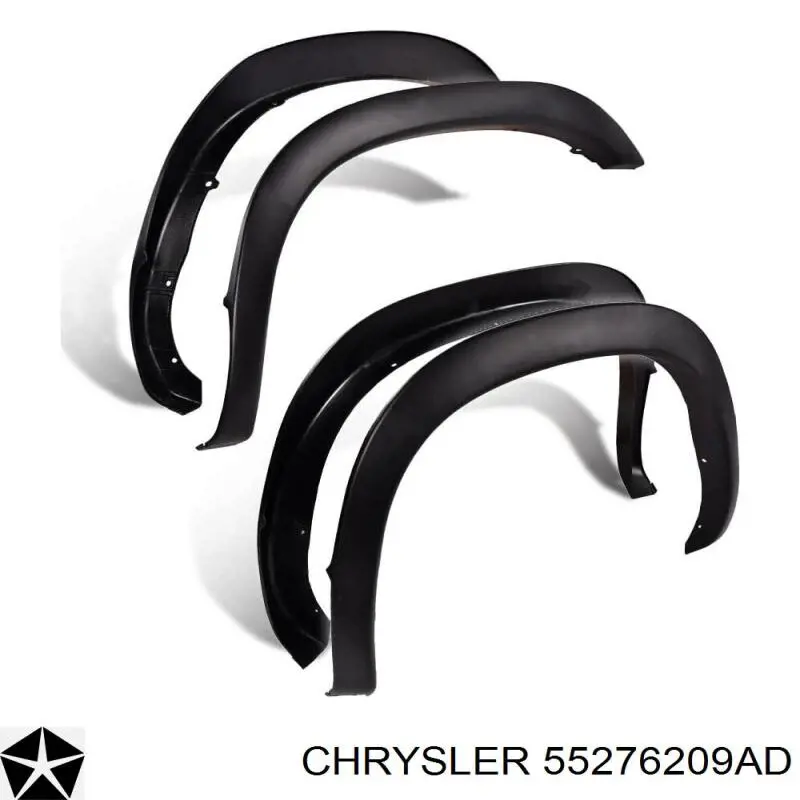 55276209AD Chrysler Переднее левое крыло